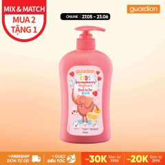 sua-tam-goi-toan-than-cho-tre-em-guardian-kids-head-to-toe-wash-strawberry-huong-dau-750ml