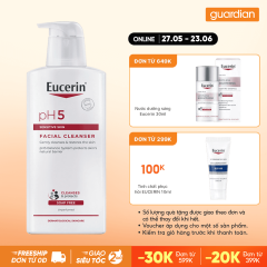 Sữa Rửa Mặt Không Gây Kích Ứng Cho Da Nhạy Cảm Eucerin Ph5 Facial Cleanser 400Ml