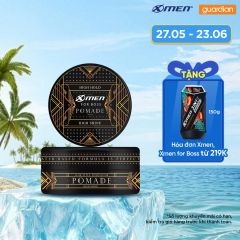 Sáp Vuốt Tóc Xmen For Boss Pomade High Hold Siêu Cứng 60G