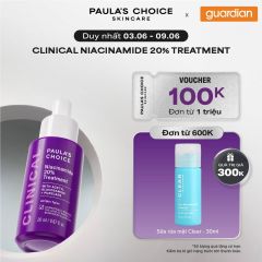 Tinh Chất Hỗ Trợ Thu Nhỏ Lỗ Chân Lông Paula's Choice Clinical Niacinamide 20% Treatment 20Ml
