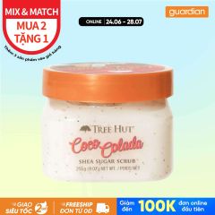 Tẩy Tế Bào Chết Cơ Thể Sáng Mịn da Tree Hut Coco Colada Shea Sugar Scrub 255g