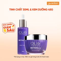 Combo 1 OLAY T.CHAT DUONG DEM RETINOL30ML & 1 OLAY KEM D.AM DEM RG RETINOL 50G