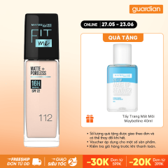 Kem Nền Mịn Nhẹ Kiềm Dầu Maybelline Fit Me Spf22 #112 Natural Ivory 30Ml