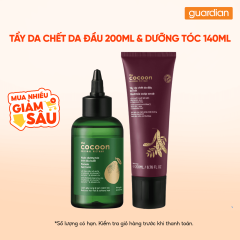 Combo 1 COCOON TAY DA CHET DD BO KET 200ML & 1 COCOON NUOC D.TOC T.DAU BUOI140ML