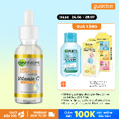 Tinh Chất Tăng Cường Hỗ Trợ Sáng Da Mờ Thâm Light Complete 30X Vitamin C Booster Serum Garnier 30Ml