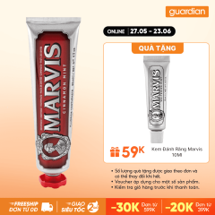 Kem Đánh Răng Cải Thiện Mùi Hương Khoang Miệng Với Chiết Xuất Quế Marvis Cinnamon Mint 85ml