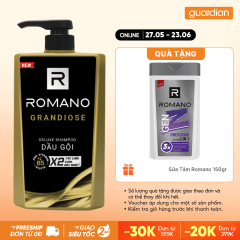 Dầu Gội Hương Nước Hoa Romano Grandiose 650G