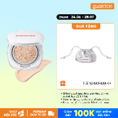 WAKEMAKE BỘ SẢN PHẨM PHẤN NƯỚC SEAMLESS WEAR CUSHION REFILL SET 21N VANILLA SPF50+/PA+++ 15G