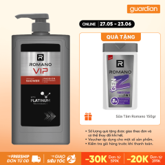 Sữa Tắm Nước Hoa Cao Cấp Vip Romano 650Gr