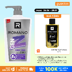 Sữa Tắm Gội 2 Trong 1 Romano GenZ Hương Forest Cedar 610Gr