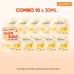Combo 10 Mặt Nạ Dưỡng Sáng Làm Mờ Đốm Nâu Banobagi 30g