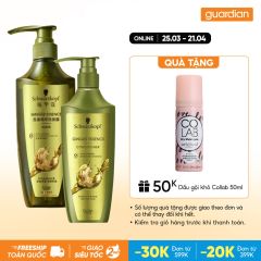 Combo 1 SCHWARZKOPF E.CARE DG GUNG 400ML & 1 SCHWARZKOPF E.CARE DX GUNG 400ML