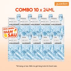 Combo 10 Mediheal Mặt Nạ Hyaluronate Essential Mask_ultra Hydration 24ml