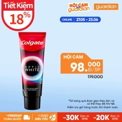 Kem Đánh Răng Làm Trắng Răng Colgate Optic White O2 Oxy Than Hoạt Tính