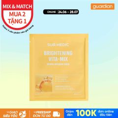 Mặt Nạ Dưỡng Sáng Mờ Thâm Sur.Medic+ Derma Infusion Mask Brightening Vita-Mix (28g X 10ea)