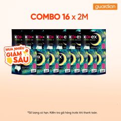 Combo 16 Băng Vệ Sinh Kotex Ban Đêm Thảo Dược Dạng Quần Cỡ M-L 2 Miếng