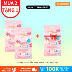 KHĂN ƯỚT HƯƠNG HOA ANH ĐÀO MINI MANNINGS GUARDIAN 8 TỜ X 6 GÓI