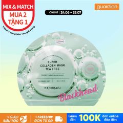Mặt Nạ Tràm Trà Cho Da Mụn Banobagi Super Collagen Mask Tea Tree 30gr