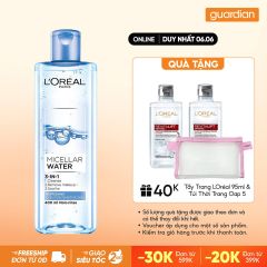 Nước Tẩy Trang L'Oréal Paris 3 In 1 Micellar Water Làm Tươi Mát Da 400Ml