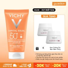 Kem Chống Nắng Kh&ocirc;ng G&acirc;y Nhờn R&iacute;t Vichy Capital Soleil Mattifying Dry Touch Face Fluid 50Ml