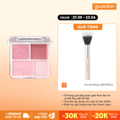 Phấn Má Hồng & Phấn Bắt Sáng 4 Ô Judydoll Blush & Highlight #03 Ballerina Dream 9G