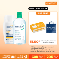 Combo 1 BIODERMA SCN SPF50+40ML (K MAU) & 1 BIODERMA NTT DA HON HOP DAU 500ML