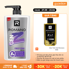 Dầu Gội Romano GenZ Hương Forest Cedar 610Gr