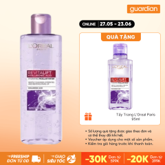 Nước Tẩy Trang Cấp Ẩm Căng Mịn Da L'Oreal Paris Pure Revitalift Hyaluronic Acid 400Ml