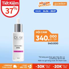 Super Serum Olay Luminous Niacinamide + Aha Dưỡng Sáng Da, Mờ Thâm Mụn 30Ml