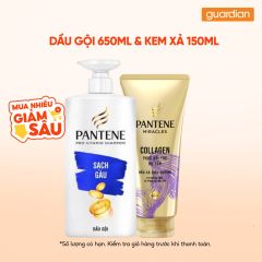Combo 1 PANTENE DG GIAM GAU 650ML/6 & 1 PANTENE KX 3PDK CSOC HU TON 150ML