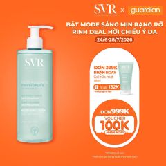 Gel Rửa Mặt Giúp Làm Sạch Bụi Bẩn Và Không Gây Khô Da Dành Cho Da Nhạy Cảm SVR Physiopure Gelee Moussante 400ml
