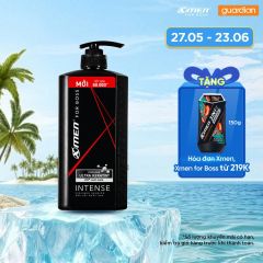 Dầu Gội Nước Hoa X-Men For Boss Intense Keratin Hương Trầm Nội Lực 650Gr