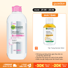 Nước Tẩy Trang Cho Da Nhạy Cảm Garnier Micellar Water 400Ml