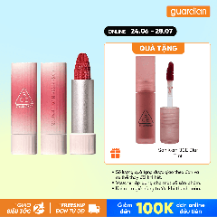 Son Sáp Mịn Lì 3CE Cashmere Hug Lipstick #08 Hush Red - Đỏ Mâm Xôi 3.5G