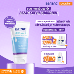 Sữa Rửa Mặt Giúp Diệt Khuẩn Và Cân Bằng Ph Benzac Ph Control Antibacterial Face Wash 150ml