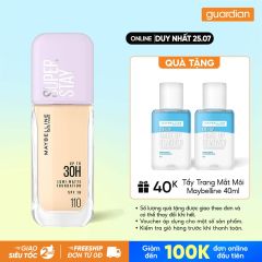 Kem Nền Lâu Trôi 30H Maybelline Super Stay Up To 30H Lumi-Matte Foundation 35Ml.#110