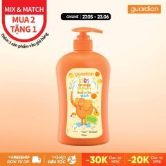 Sữa Tắm Gội Toàn Thân Cho Trẻ Em Guardian Kids Head To Toe Wash Orange Hương Cam 750ml