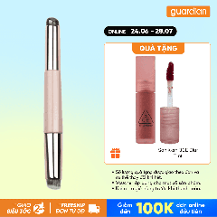 Cọ Môi Silicone màu hồng TMR có 2 Đầu Cọ tán son và Cọ Che Khuyết Điểm