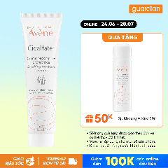 KEM PHỤC HỒI CÁC VÙNG DA THƯƠNG TỔN VÀ NHẠY CẢM AVÈNE CICALFATE+ REPAIRING CREAM 100ML