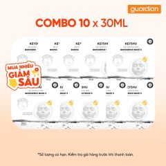 Combo 10 Mặt Nạ Dưỡng Sáng Chăm Sóc Da Mụn Banobagi Stem Cell Vitamin Mask Whitening And Ac Care 30gr