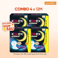 Combo 4 KOTEX STYLE EM CANH DAY 28CM 12M