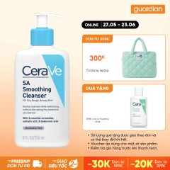 Sữa Rửa Mặt Cerave Cho Da Nhạy Cảm Giúp Làm Sạch & Tẩy Tế Bào Chết Dịu Nhẹ 236Ml