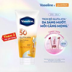 VASELINE Sữa Dưỡng Thể GH GLOW DEFENSE SPF50 260ML
