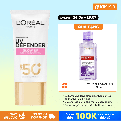 Kem Chống Nắng Nâng Tông Giảm Thâm L'Oréal Paris Uv Defender Bright & Clear 50Ml