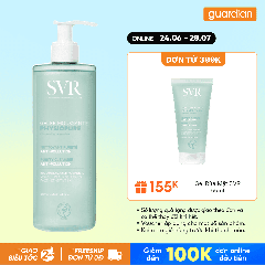Gel Rửa Mặt Giúp Làm Sạch Bụi Bẩn Và Không Gây Khô Da Dành Cho Da Nhạy Cảm SVR Physiopure Gelee Moussante 400ml
