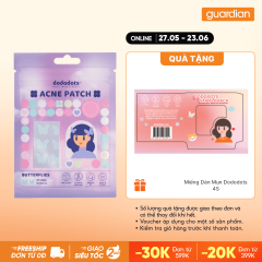 Miếng Dán Mụn Nhiều Màu Sắc Dododots Acne Patch Buterflies Hình Cánh Bướm 20 Cái