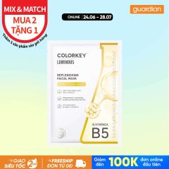 Mặt Nạ Dưỡng Ẩm Hỗ trợ Làm Mềm Và Làm Dịu Da, Hỗ Trợ Giảm Sưng Sau Lấy Mụn Colorkey Luminous Chiết Xuất Cam Thảo 25ml