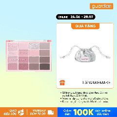 Wakemake Bảng Phấn Mắt Soft Blurring Eye Palette 10 Lazy Pink Blurring
