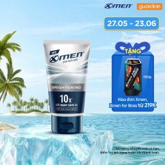 Sữa Rửa Mặt Hỗ Trợ Sáng Da X-Men Go Brightening 100Gr