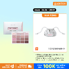 Wakemake Bảng Phấn Mắt Soft Blurring Eye Palette 02 Lively Blurring
